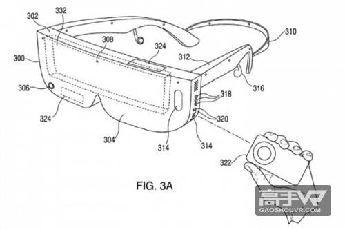苹果VR头戴显示设备专利曝光（图片来自cnbeta）