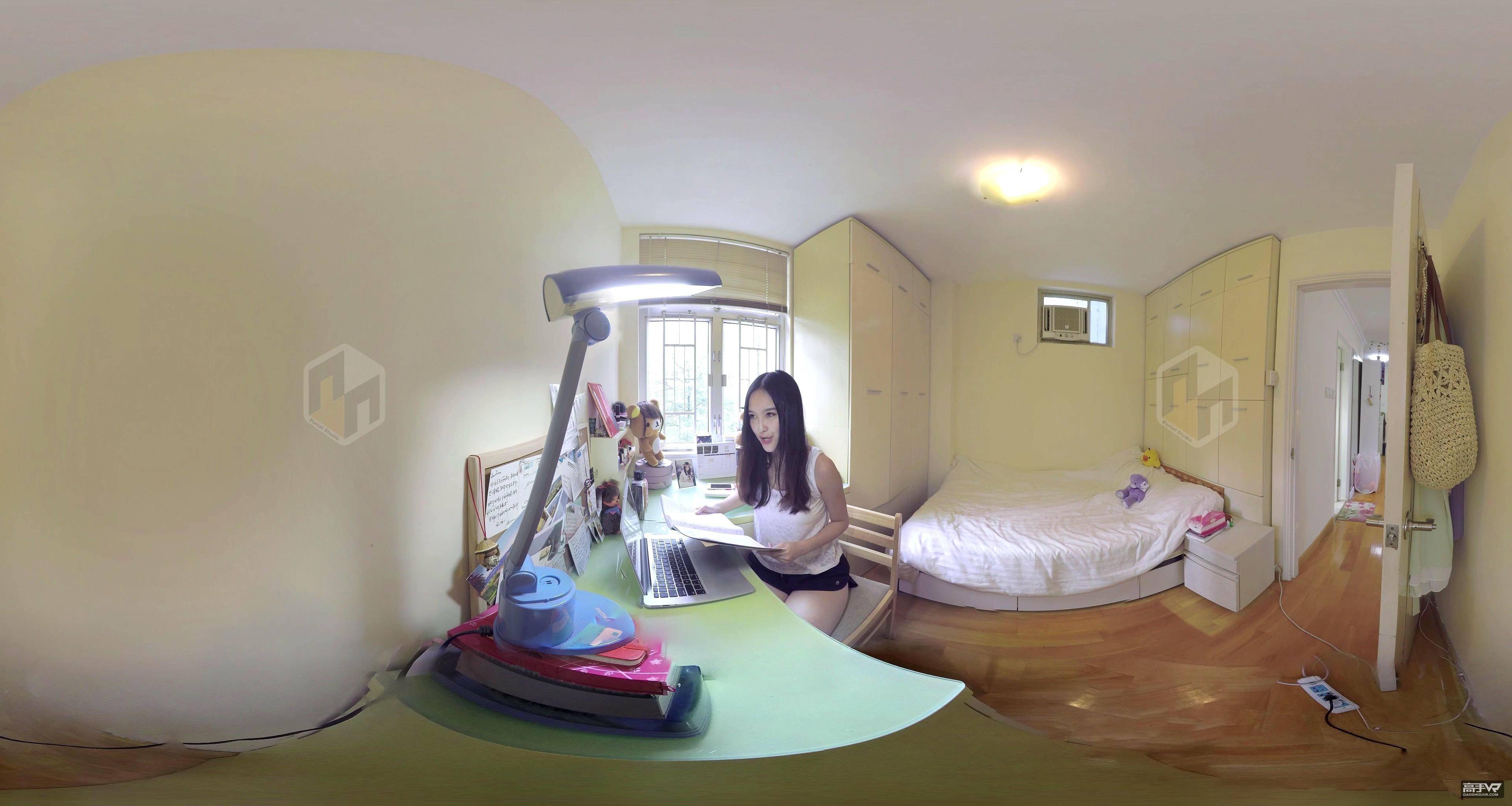 VR纪录片在香港的女孩，记录美女在香港的一天