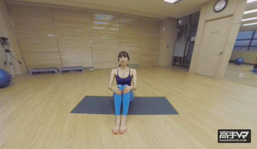 绝佳身材：韩国美女教你做瑜伽全景视频