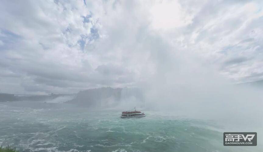 壮观景色：尼亚加拉大瀑布全景视频