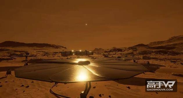 这是一个完整的昼夜循环游戏，所以你可以在白天和夜晚体验火星表面，同时游戏还有一些动态气候系统，例如：你会看到尘暴或者尘卷风。
