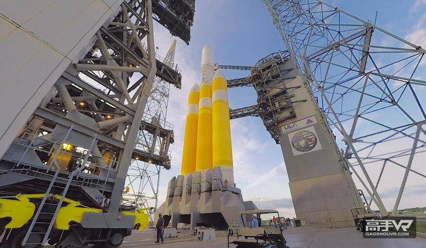 十分震撼：德尔塔IV重型火箭发射现场全景视频