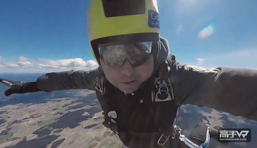 刺激好玩：360°跳伞全景视频