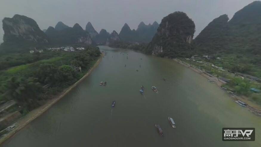 最美中国第六集：桂林 漓江渔火全景视频