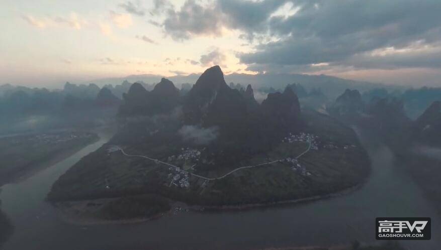 最美中国第六集：桂林 漓江渔火全景视频