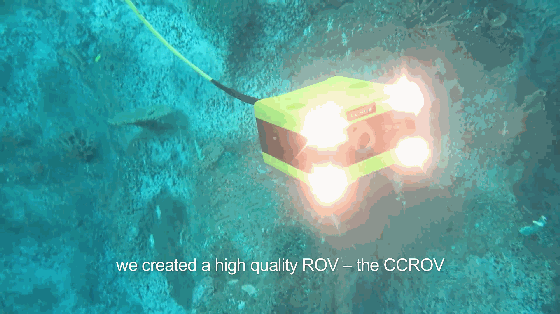 CCROV：最深100米具备4K拍摄的水下无人机