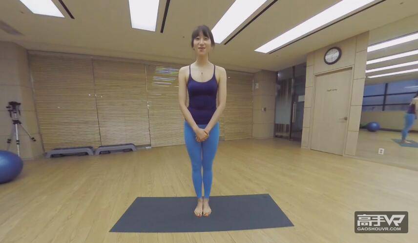 绝佳身材：韩国美女教你做瑜伽全景视频#1