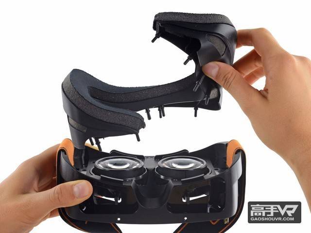 雷蛇VR头盔拆解 这零件你可能没见过