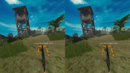 沙滩自行车VR版游戏截图-2