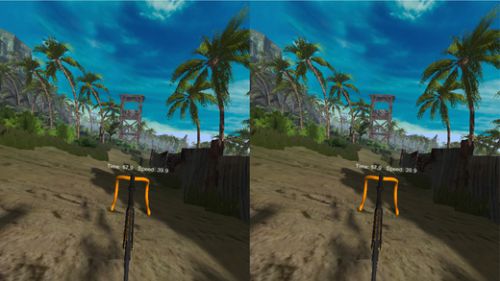 沙滩自行车VR版游戏截图-4